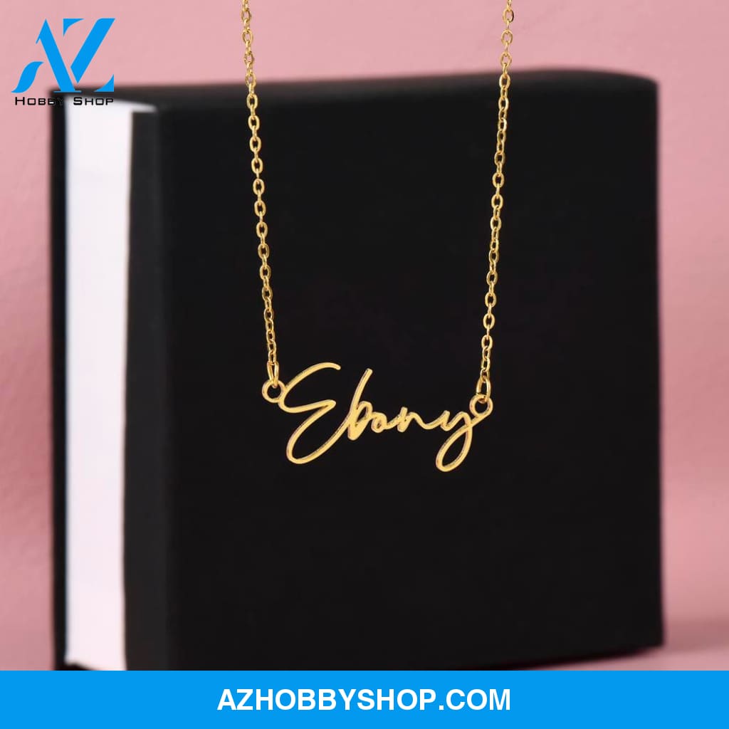 Custom Name Necklace Gold Or Silver