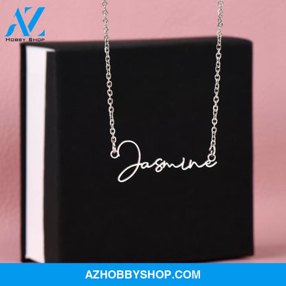 Custom Name Necklace Gold Or Silver