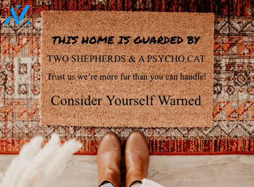 Customizable German Shepherds Welcome Mat Perfect Gift for Dog Lovers Personalized Door Mat New Home Decor Funny