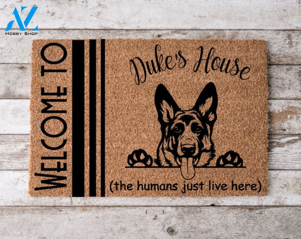 Customizable Pet Doormat Custom Welcome Mat Perfect Gift for Dog Lovers Personalized Door Mat Home Decor Funny