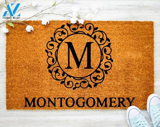 Customized Welcome Cute Doormat Flocked Coir Doormat Family Doormat Porch Decor Housewarming Doormat