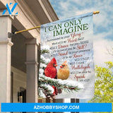 Cute cardinal, Frozen forest painting, Winter artwork, I can only imagine - Jesus Flag