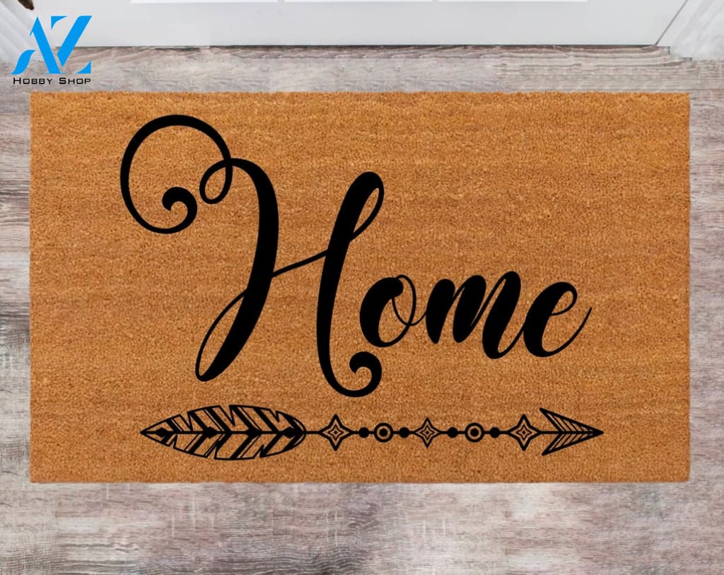 Cute Custom Doormat Christmas Gift Closing Gift Monogram Rug Wedding Gift New Home decoration Last Name Doormat