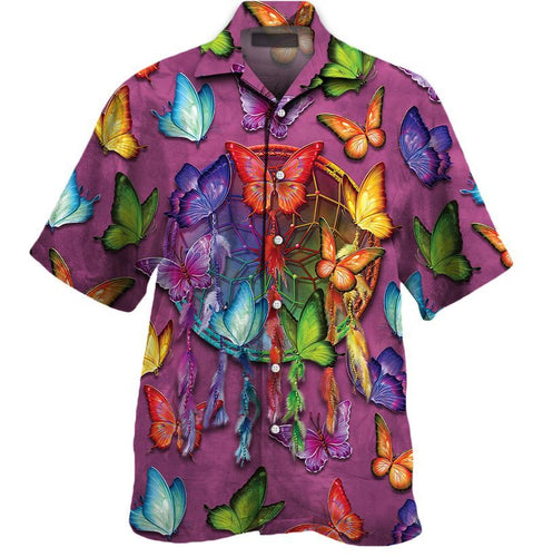 Butterfly Pattern   Colorful Amazing Design Unisex Hawaiian Shirt For Men And Women Dhc17063904