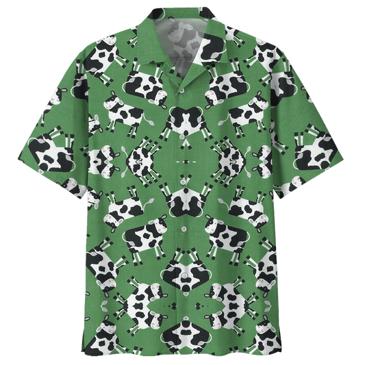Cow  Green Amazing Design Unisex Hawaiian Shirt For Men And Women Dhc17063762
