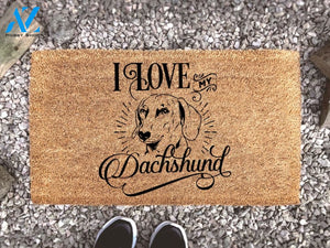 Dachshund Doormat - Dog Lover Gift - Dog Decor - Pet - Dachshund Gift