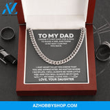 Dad - Always Appreciated - Cuban Link Chain