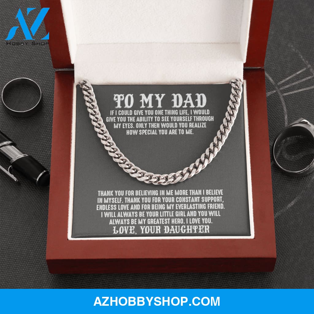 Dad - Always Strong - Cuban Link Chain