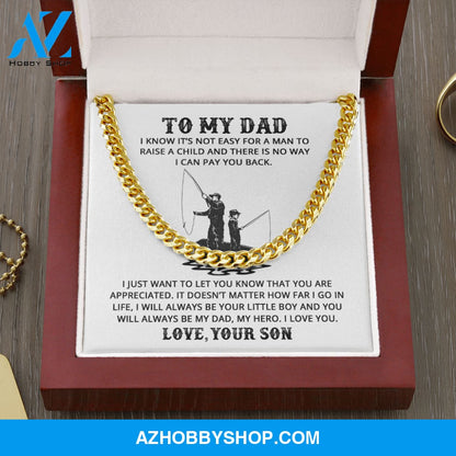 Dad - Learn from You - Cuban Link Chain