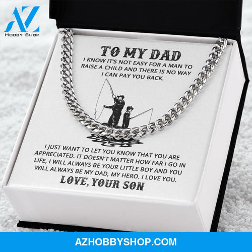 Dad - Life Teacher - Cuban Link Chain