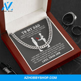 Dad - Support Of My Life - Cuban Link Chain