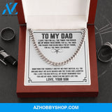 Dad - Warm Smile - Cuban Link Chain