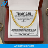 Dad - Warm Smile - Cuban Link Chain