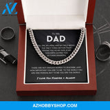 Dad - You Are The World - Cuban Link Chain