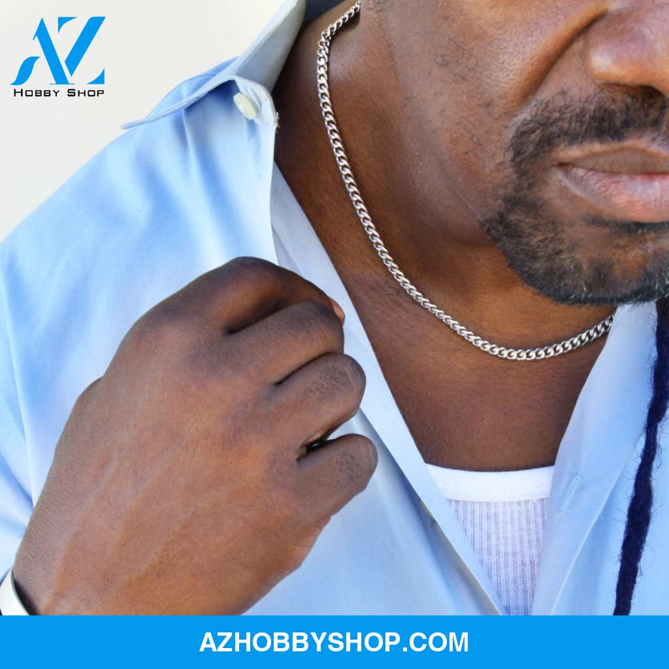 Dad - You Are The World - Cuban Link Chain