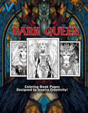 Dark Queen 30 Pages Printable Coloring Book