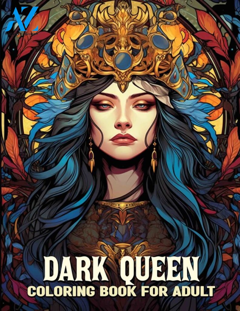 Dark Queen 30 Pages Printable Coloring Book