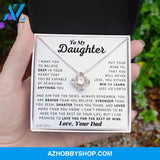 Daughter - Aim For The Skies - Love Knot Necklace