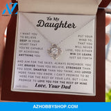 Daughter - Aim For The Skies - Love Knot Necklace