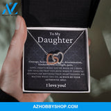 Daughter - Authentic Self - Interlocking Hearts Necklace