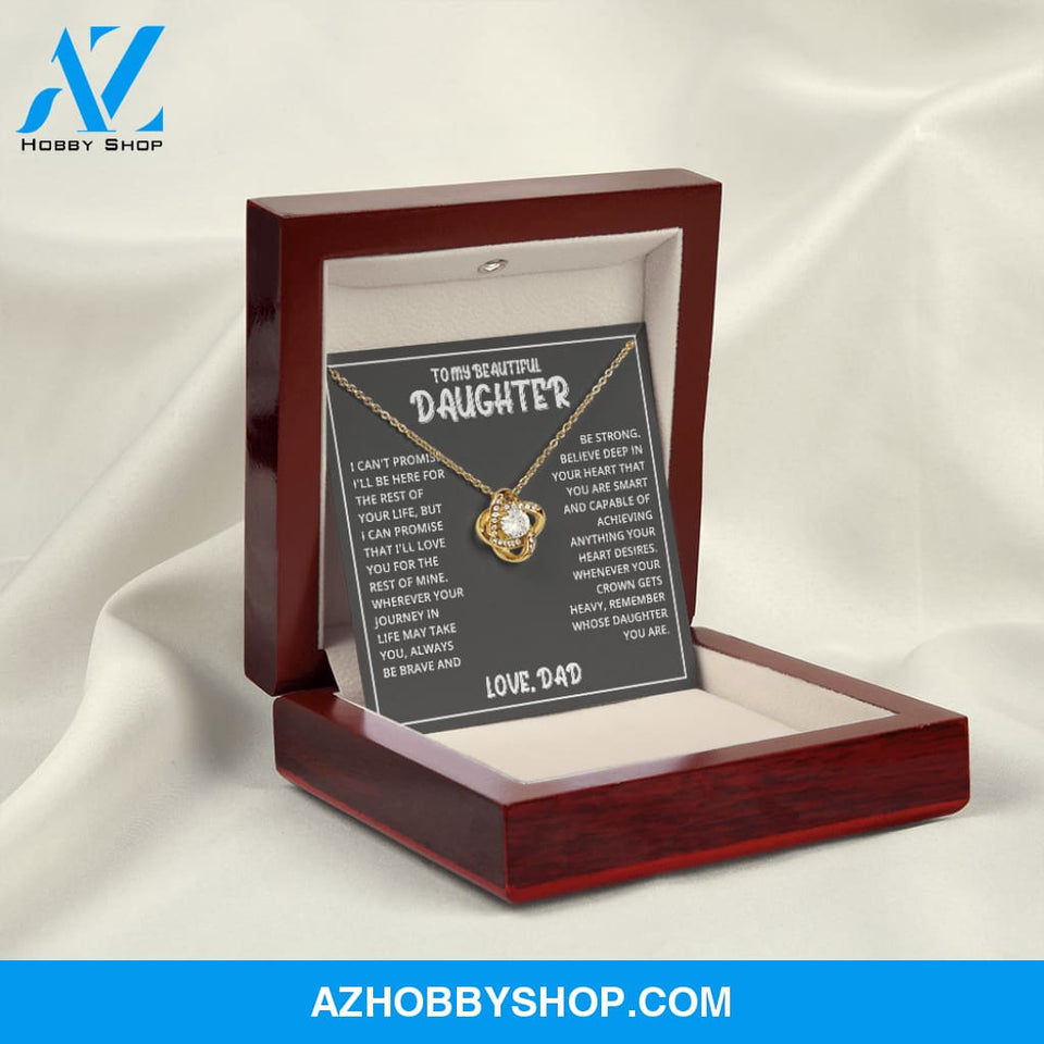 Daughter - Beautiful Daughter - Love Knot Necklace