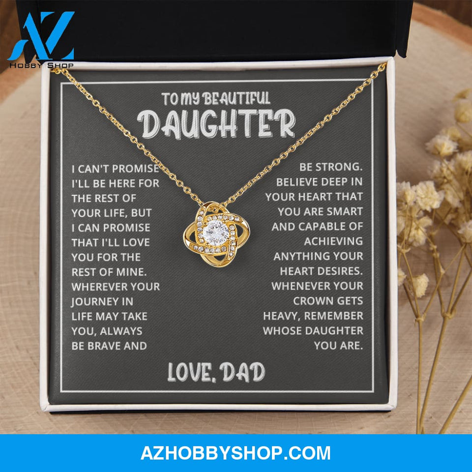 Daughter - Beautiful Daughter - Love Knot Necklace
