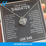 Daughter - Beautiful Daughter - Love Knot Necklace