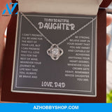 Daughter - Beautiful Daughter - Love Knot Necklace