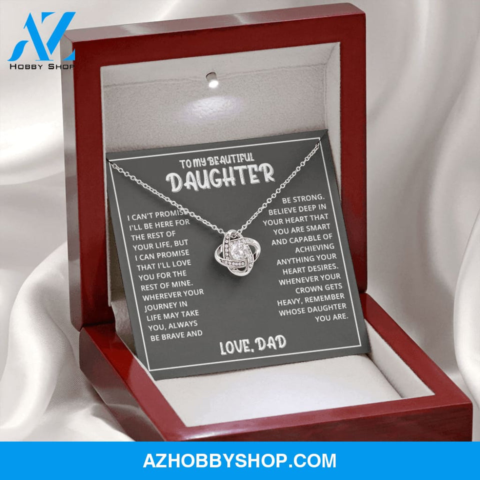 Daughter - Beautiful Daughter - Love Knot Necklace
