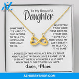 Daughter - First & Last Breath - Infinity Necklace