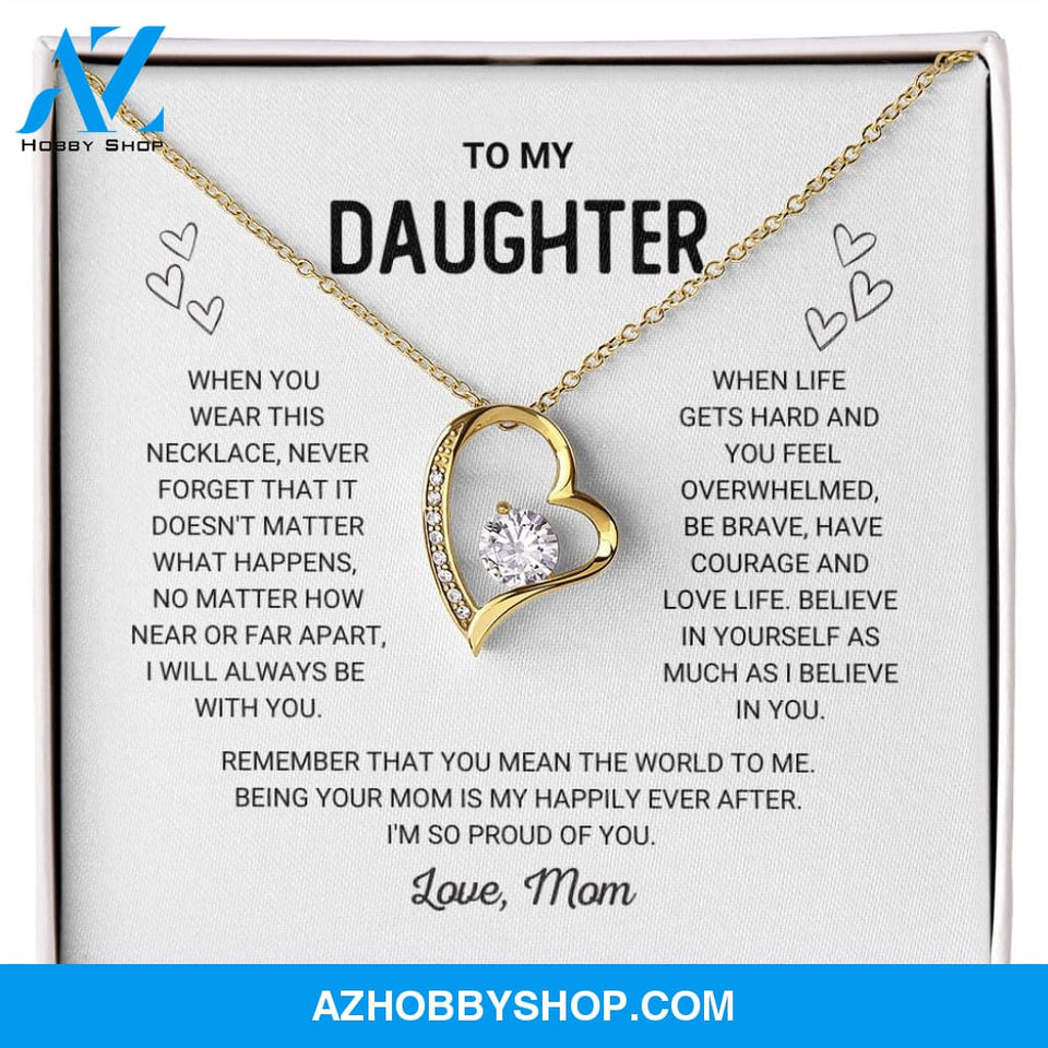 Daughter - Happily Ever After - Forever Love Necklace