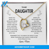 Daughter - Happily Ever After - Forever Love Necklace