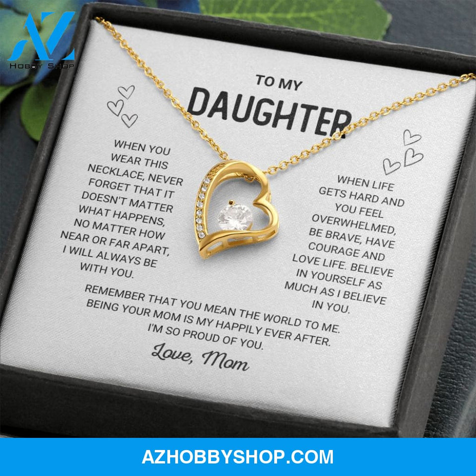 Daughter - Happily Ever After - Forever Love Necklace