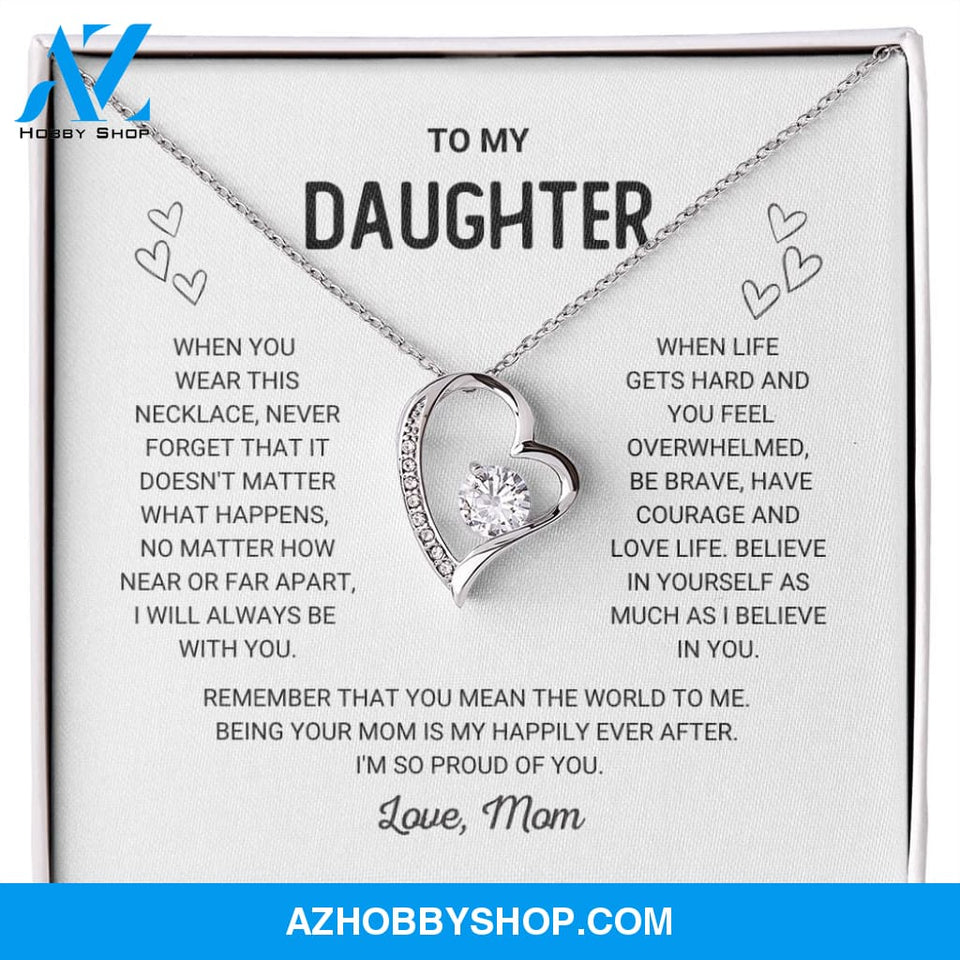 Daughter - Happily Ever After - Forever Love Necklace