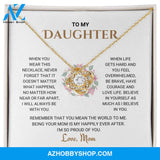 Daughter - Happily Ever After - Love Knot Necklace