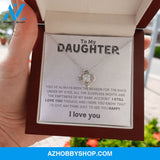 Daughter - I Love You - Love Knot Necklace