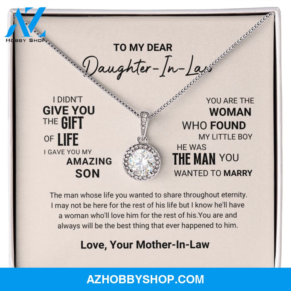 Daughter In Law - Best Thing - Eternal Hope Silver Necklace