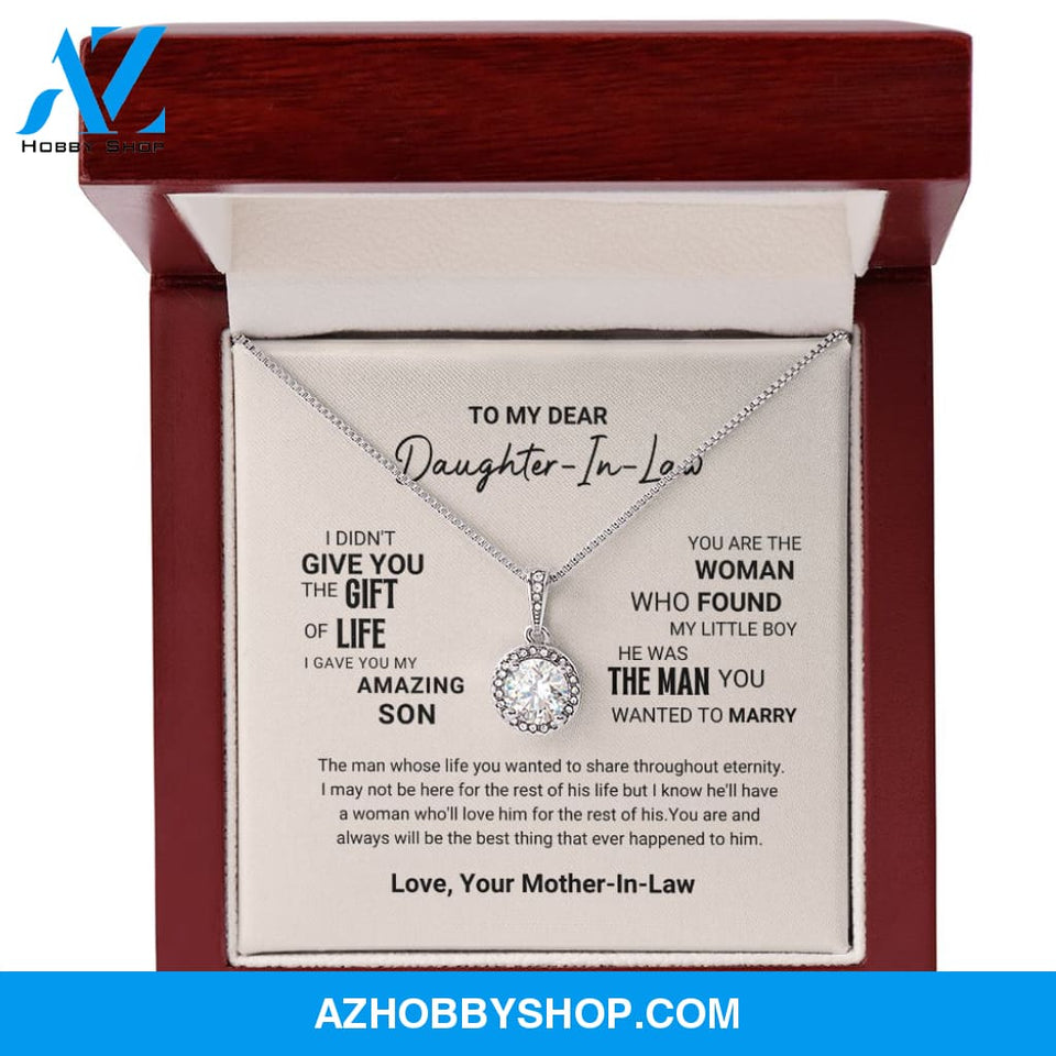 Daughter In Law - Best Thing - Eternal Hope Silver Necklace