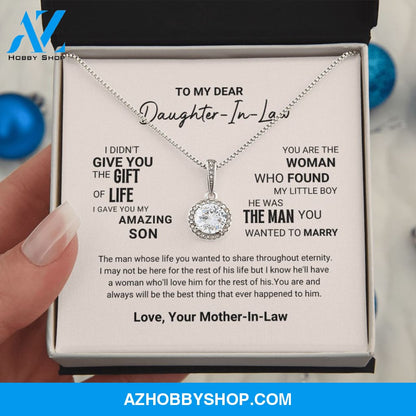 Daughter In Law - Best Thing - Eternal Hope Silver Necklace