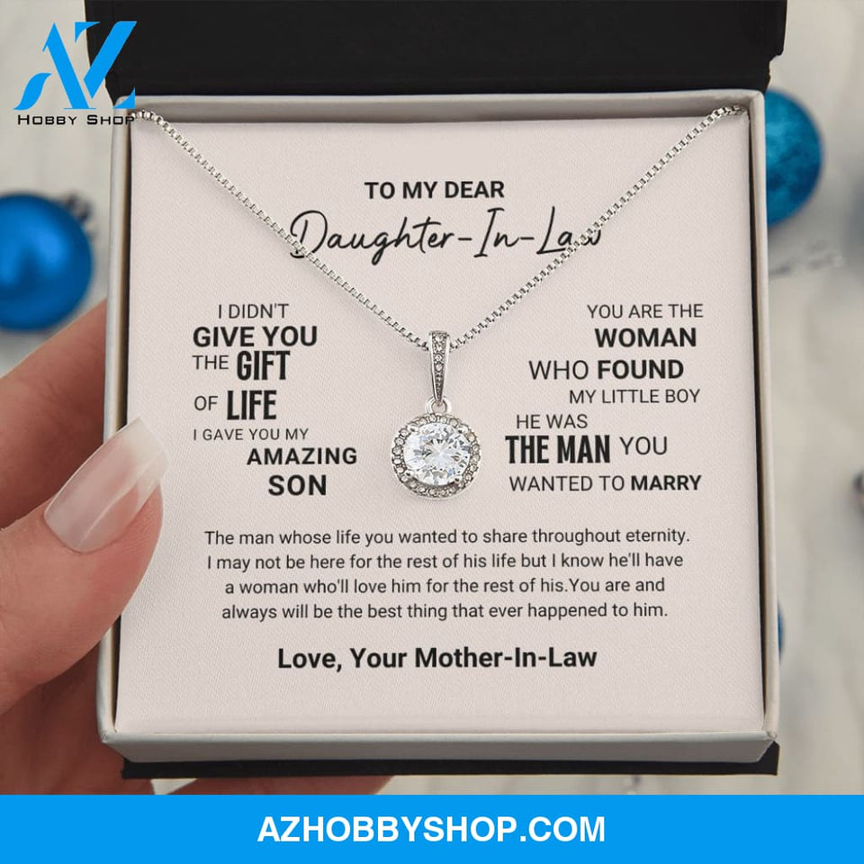 Daughter In Law - Best Thing - Eternal Hope Silver Necklace