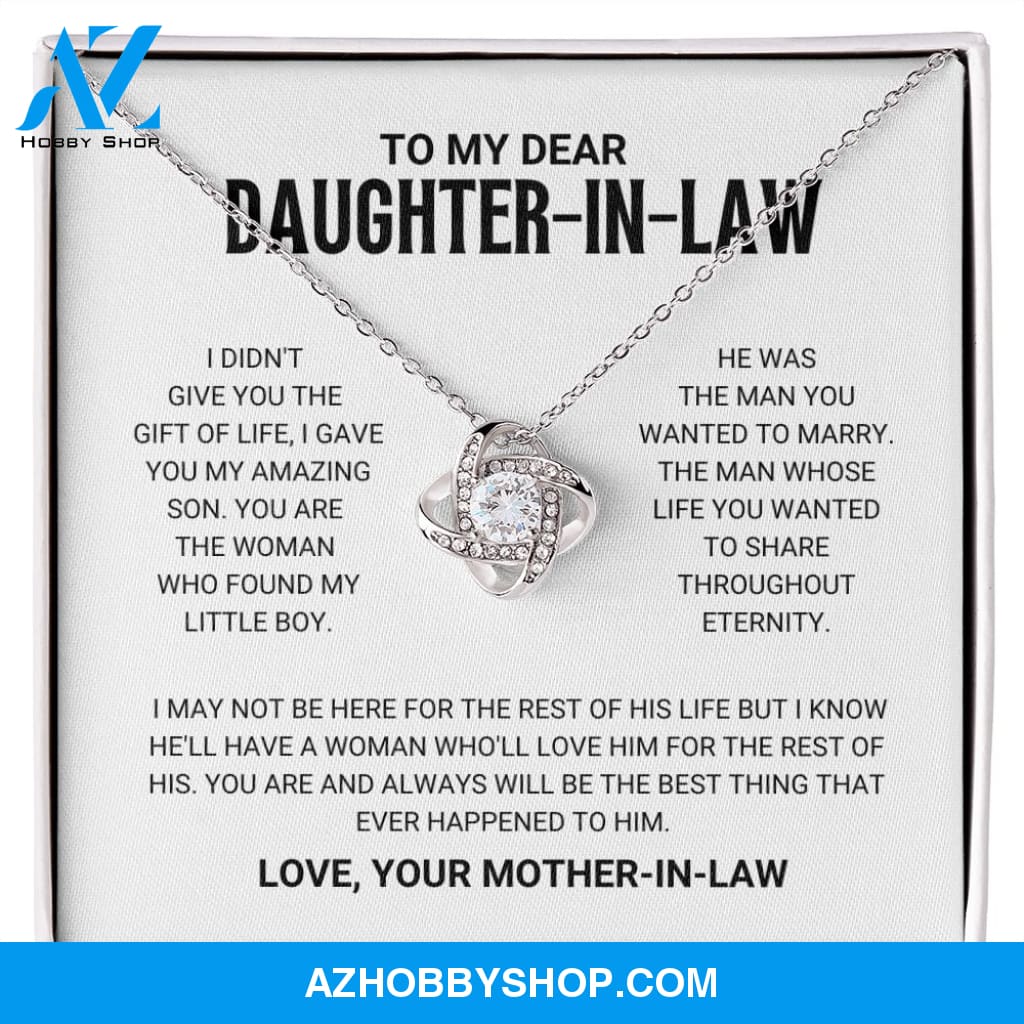Daughter In Law - Best Thing - Love Knot Necklace