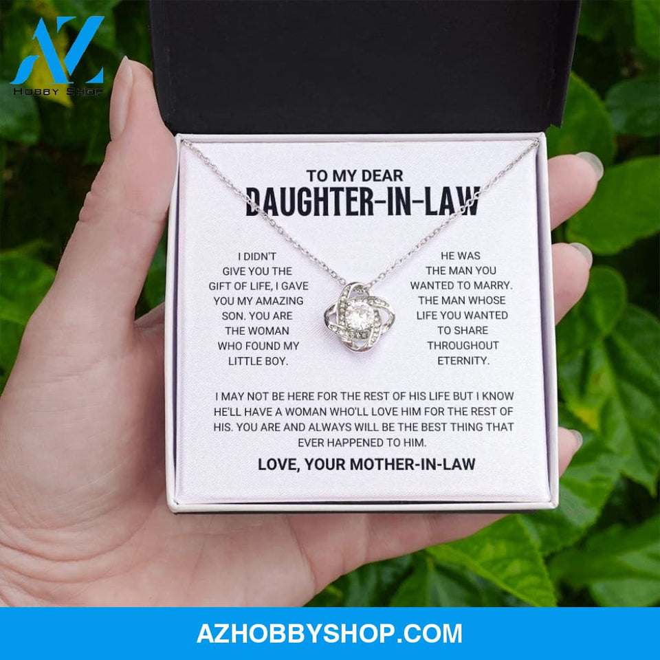 Daughter In Law - Best Thing - Love Knot Necklace