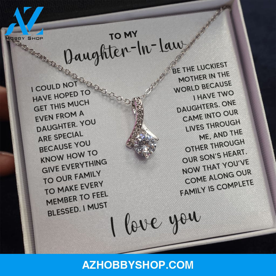 Daughter-In-Law - Special Family - Alluring Necklace