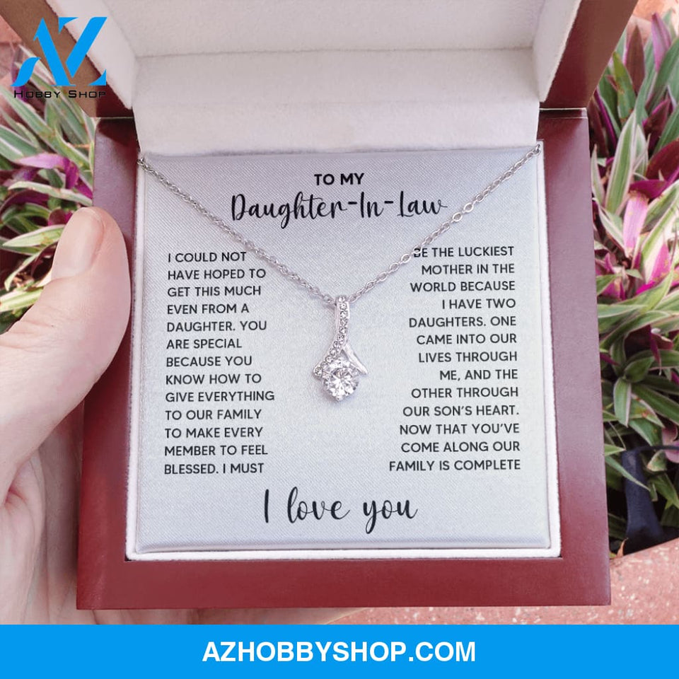 Daughter-In-Law - Special Family - Alluring Necklace
