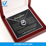Daughter - Last Breath - Luck Pendant Silver Necklace