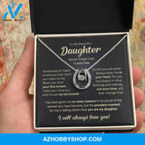Daughter - Last Breath - Luck Pendant Silver Necklace
