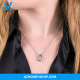 Daughter - Last Breath - Luck Pendant Silver Necklace