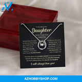 Daughter - Last Breath - Luck Pendant Silver Necklace