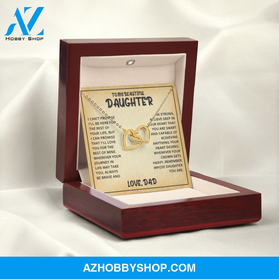 Daughter - Life Journey - Interlocking Hearts Necklace