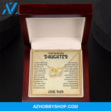 Daughter - Life Journey - Interlocking Hearts Necklace